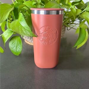 Starbucks clay Orange Matte Travel Tumbler
